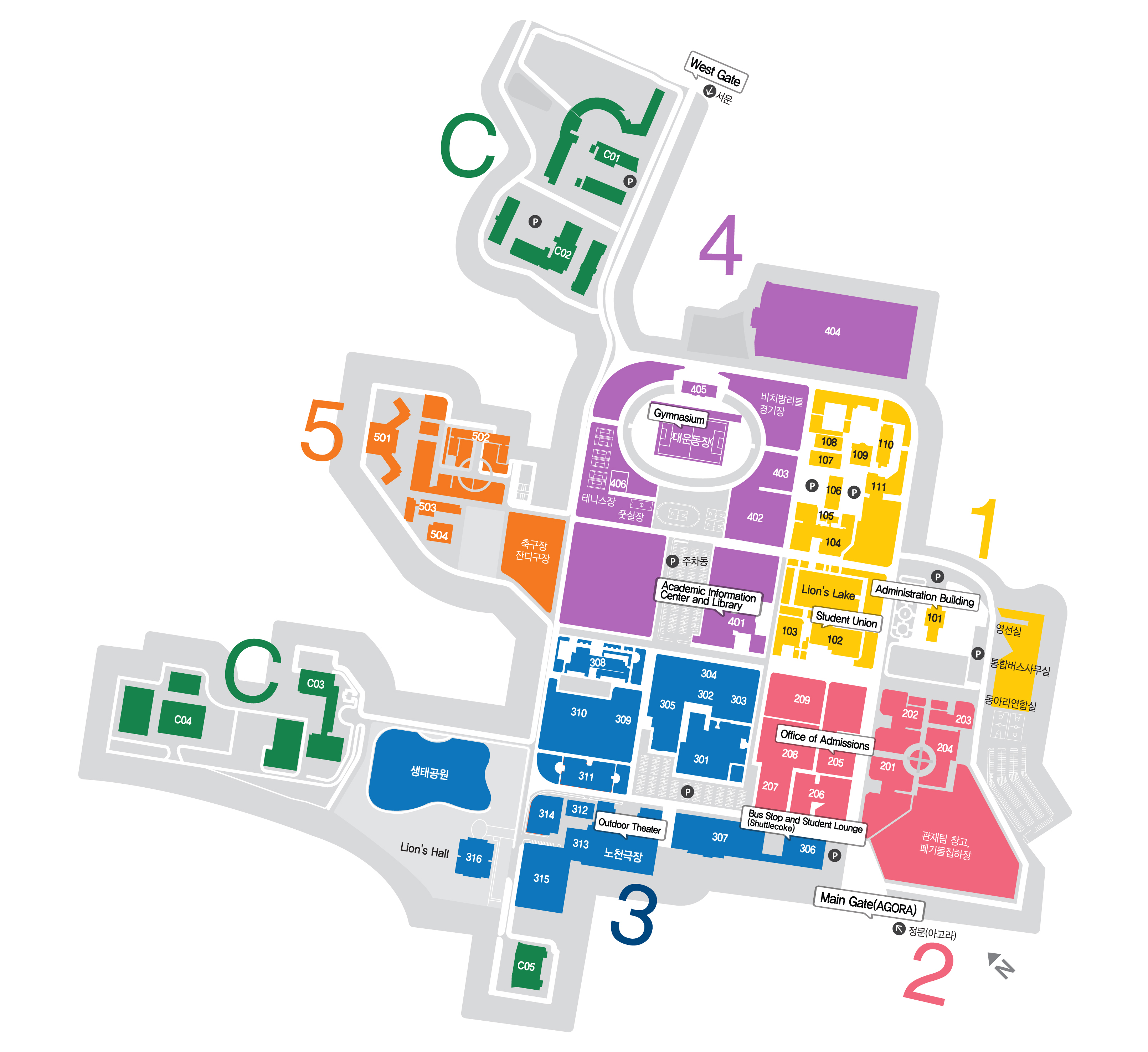 Campus Map & Directions - Hanyang University